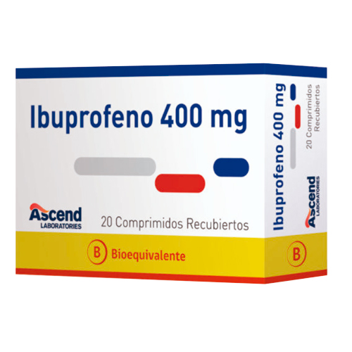 IBUPROFENO COMPRIMIDOS RECUBIERTOS 400 mg