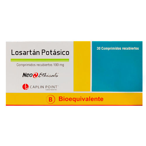 LOSARTÁN POTÁSICO COMPRIMIDOS RECUBIERTOS 100 mg