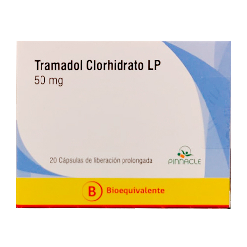 TRAMADOL CLORHIDRATO CÁPSULAS DE LIBERACIÓN PROLONGADA 50 mg