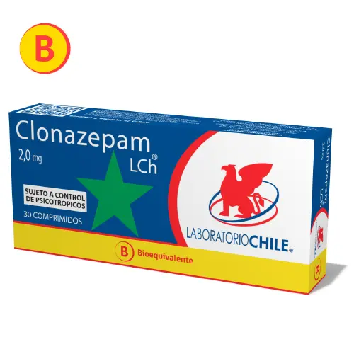 CLONAZEPAM COMPRIMIDOS 2 mg