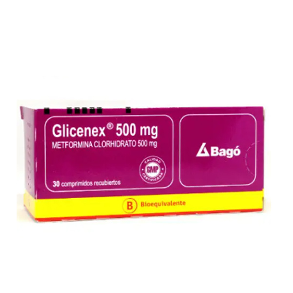 GLICENEX COMPRIMIDOS RECUBIERTOS 500 mg.