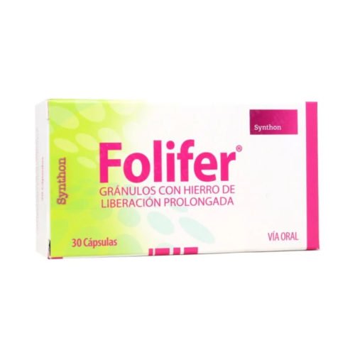 FOLIFER CÁPSULAS CON GRÁNULOS DE LIBERACIÓN PROLONGADA