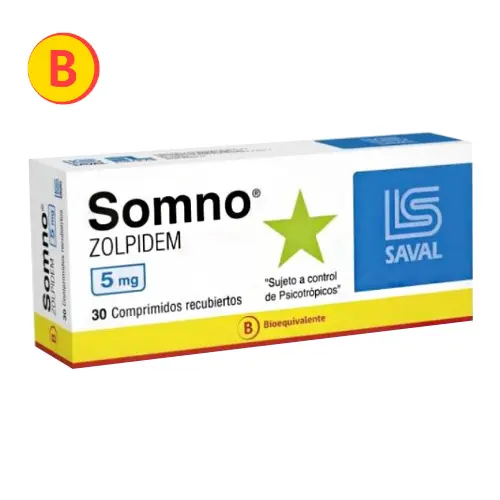 SOMNO COMPRIMIDOS RECUBIERTOS 5 mg