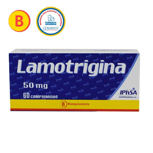 LAMOTRIGINA COMPRIMIDOS DISPERSABLES 50 mg (LAMOTRIGINA)