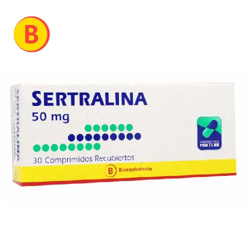 Sertralina 50 mg x 30 comprimidos MintLab