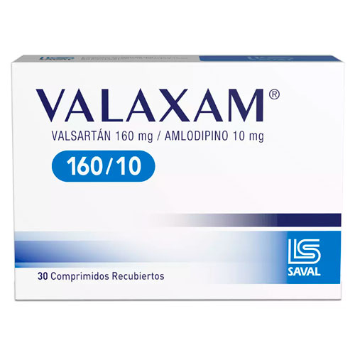 VALAXAM 160/10 COMPRIMIDOS RECUBIERTOS