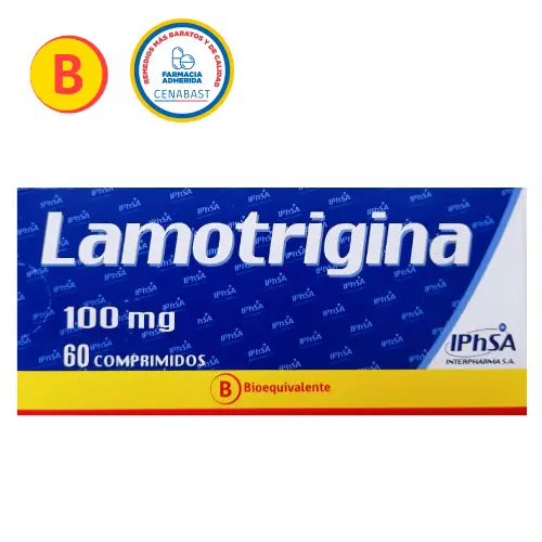 LAMOTRIGINA COMPRIMIDOS DISPERSABLES 100 mg (LAMOTRIGINA)