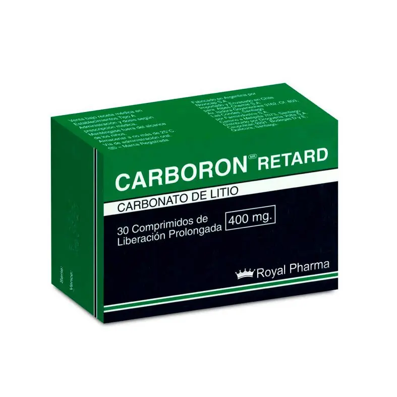 CARBORON RETARD COMPRIMIDOS DE LIBERACIÓN PROLONGADA 400 mg