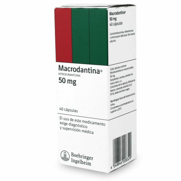 MACRODANTINA CÁPSULAS 50 mg