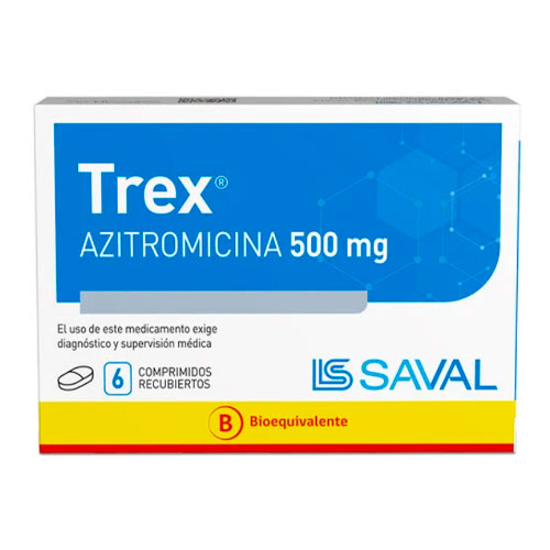 Trex 500 mg x 6 comprimidos (Saval)
