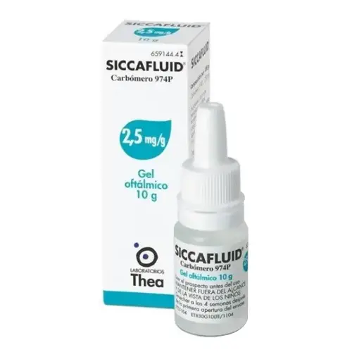 SICCAFLUID GEL OFTÁLMICO 2,5 mg/g