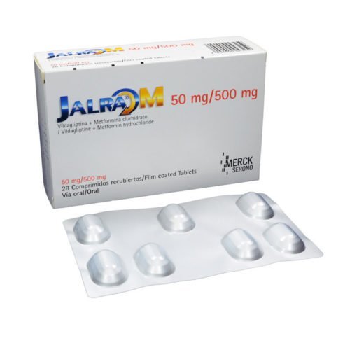 JALRA M 50/500 COMPRIMIDOS RECUBIERTOS