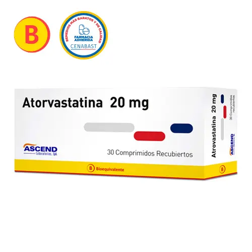 Atorvastantina 20 mg
