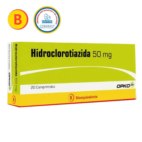 Hidroclorotiazida 50 mg