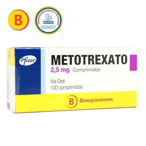 METOTREXATO COMPRIMIDOS 2,5 mg
