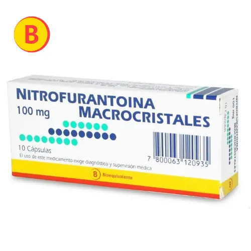 Nitrofurantoina 100 mg