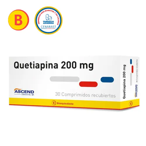 Quetiapina 200 mg