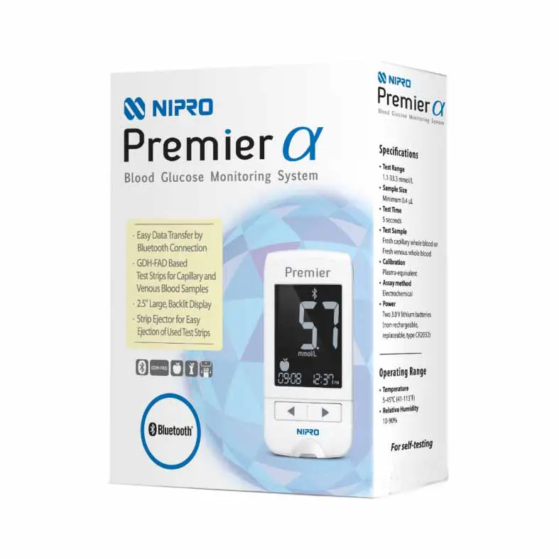 Glucómetro Nipro Premier Alpha