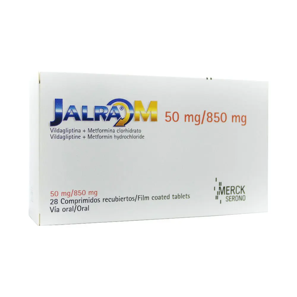 JALRA M 50/850 COMPRIMIDOS RECUBIERTOS