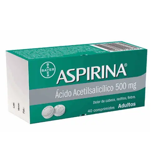 ASPIRINA COMPRIMIDOS 500 mg