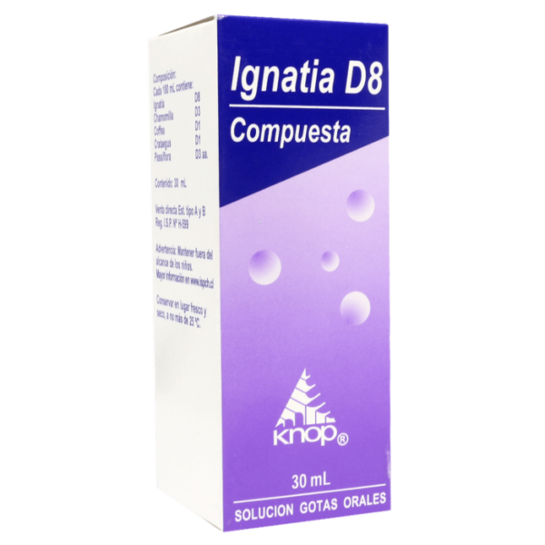 IGNATIA COMPUESTA D8 SOLUCIÓN ORAL PARA GOTAS