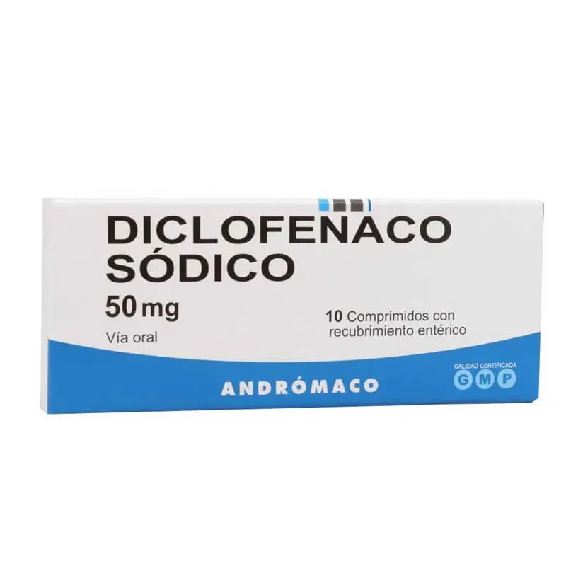 DICLOFENACO SÓDICO COMPRIMIDOS CON RECUBRIMIENTO ENTÉRICO 50 mg