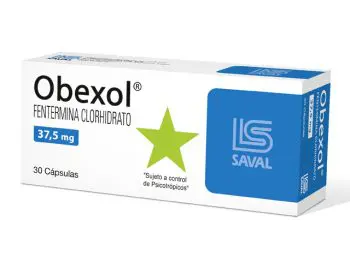OBEXOL CÁPSULAS 37,5 mg (FENTERMINA CLORHIDRATO)