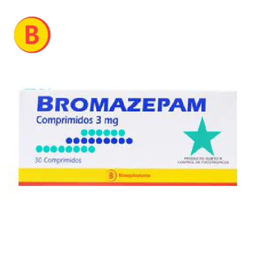 BROMAZEPAM COMPRIMIDOS 1,5 mg