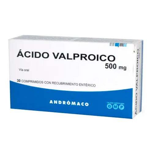 Ácido Valproico 500 mg 30 Comprimidos