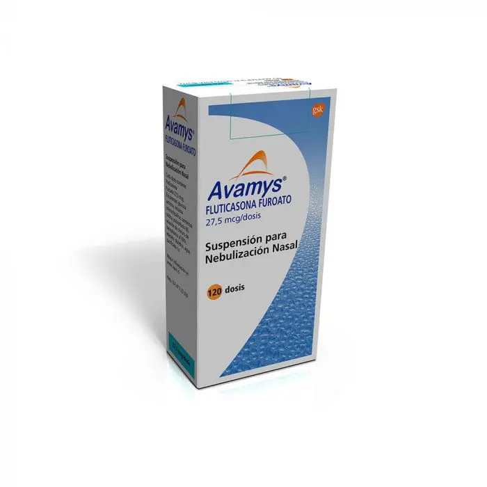 AVAMYS SUSPENSIÓN PARA NEBULIZACIÓN NASAL 27,5 mcg/dosis