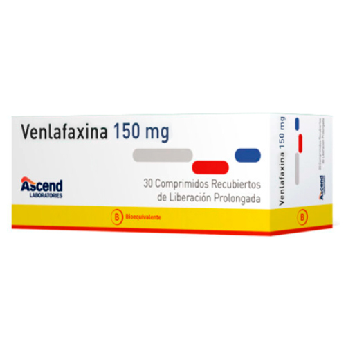 VENLAFAXINA COMPRIMIDOS RECUBIERTOS DE LIBERACIÓN PROLONGADA 150 mg
