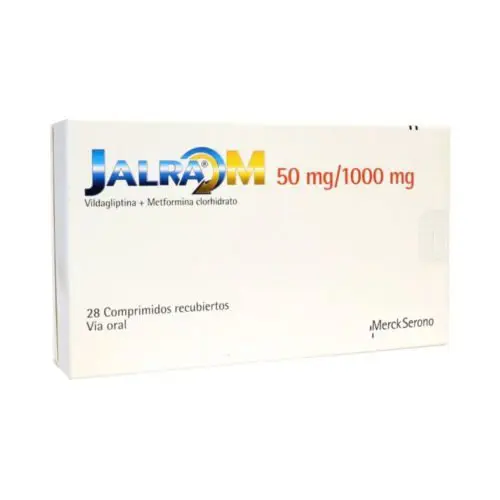 JALRA M 50/1000 COMPRIMIDOS RECUBIERTOS