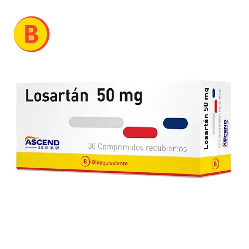 LOSARTÁN POTÁSICO COMPRIMIDOS RECUBIERTOS 50 mg