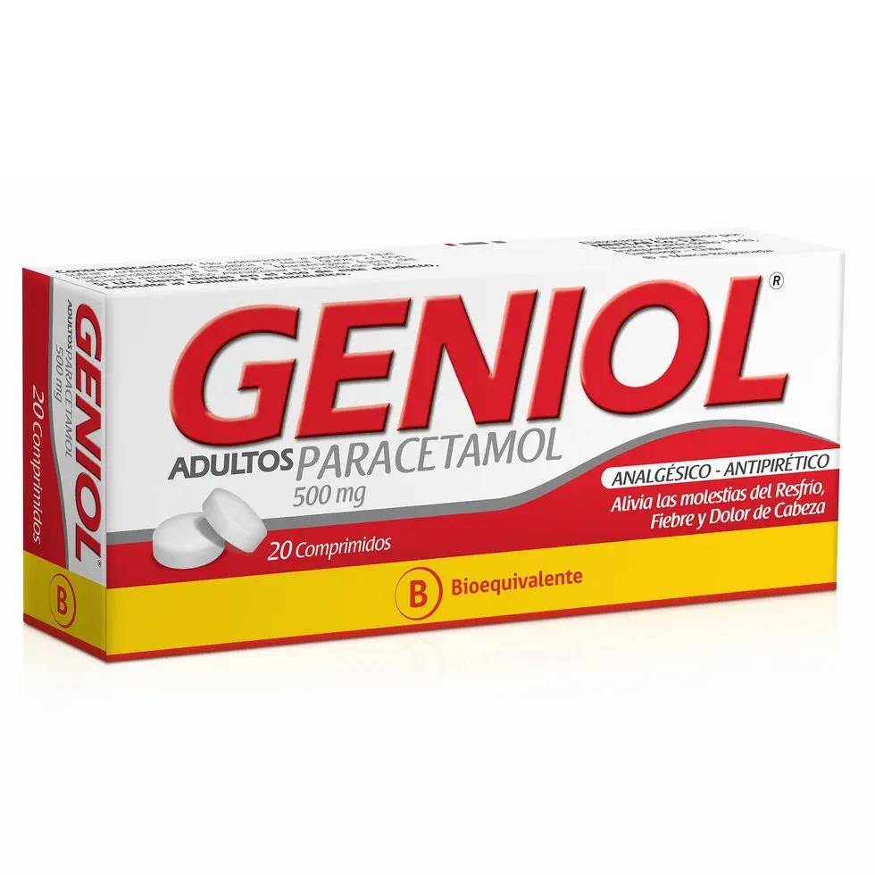 GENIOL COMPRIMIDOS 500 mg