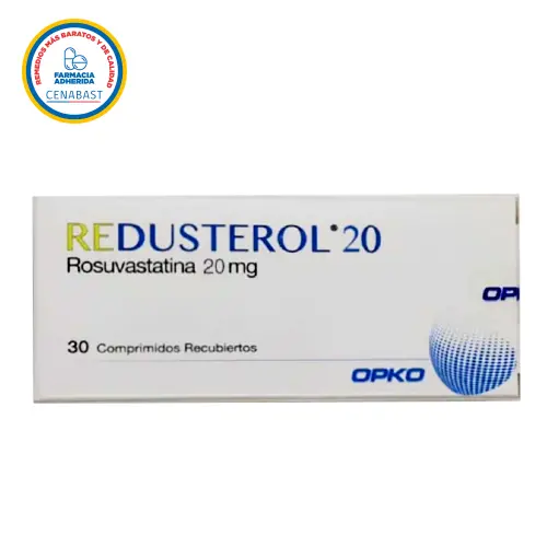 REDUSTEROL 20 COMPRIMIDOS RECUBIERTOS 20 mg (Rosuvastatina)
