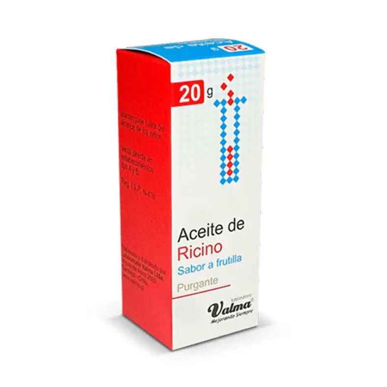 ACEITE DE RICINO SABOR A FRUTILLA