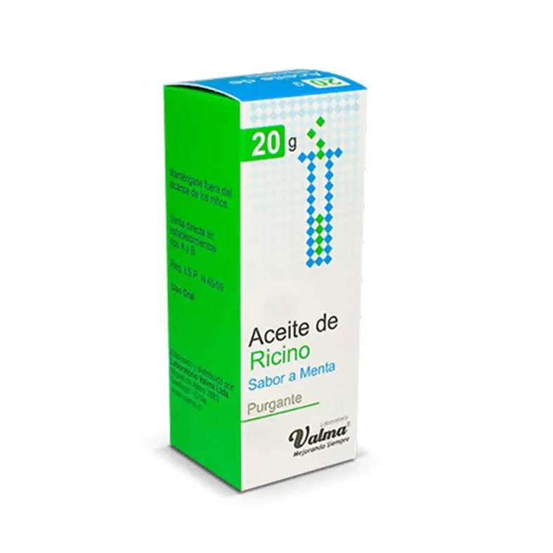 ACEITE DE RICINO SABOR A MENTA