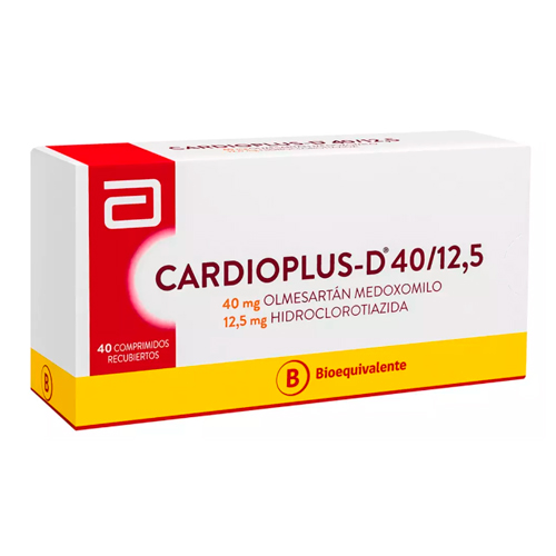 Cardioplus-D 40/12,5 x 40 Comprimidos