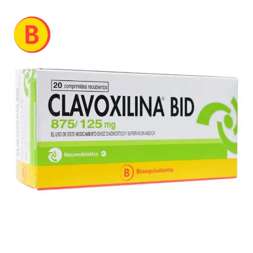 CLAVOXILINA BID 875/125 COMPRIMIDOS RECUBIERTOS