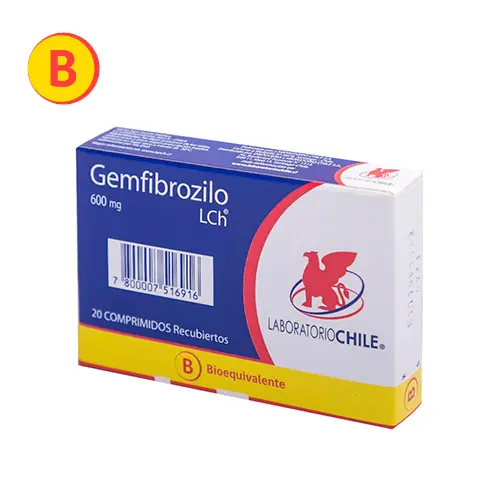 Gemfibrozilo 600 mg