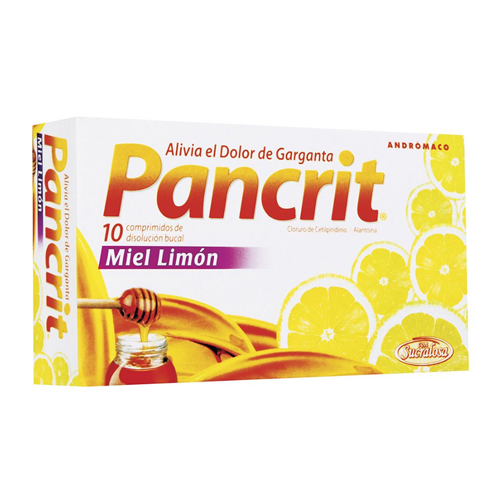PANCRIT SABOR MIEL - LIMÓN COMPRIMIDOS DE DISOLUCIÓN BUCAL