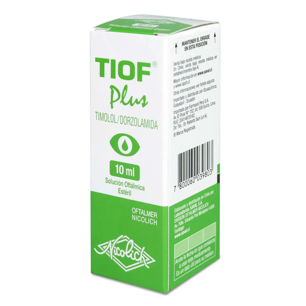 TIOF PLUS SOLUCIÓN OFTÁLMICA