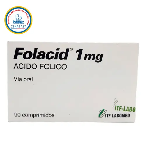 FOLACID COMPRIMIDOS 1 mg