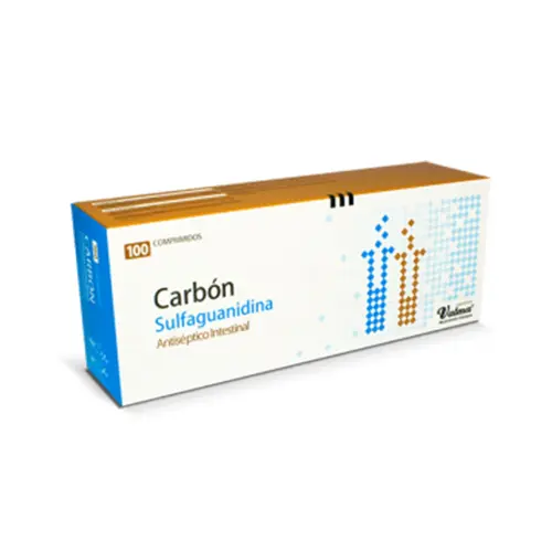 Carbon Sulfaguanidina x 100 Comprimidos (Antiséptico Intestinal)