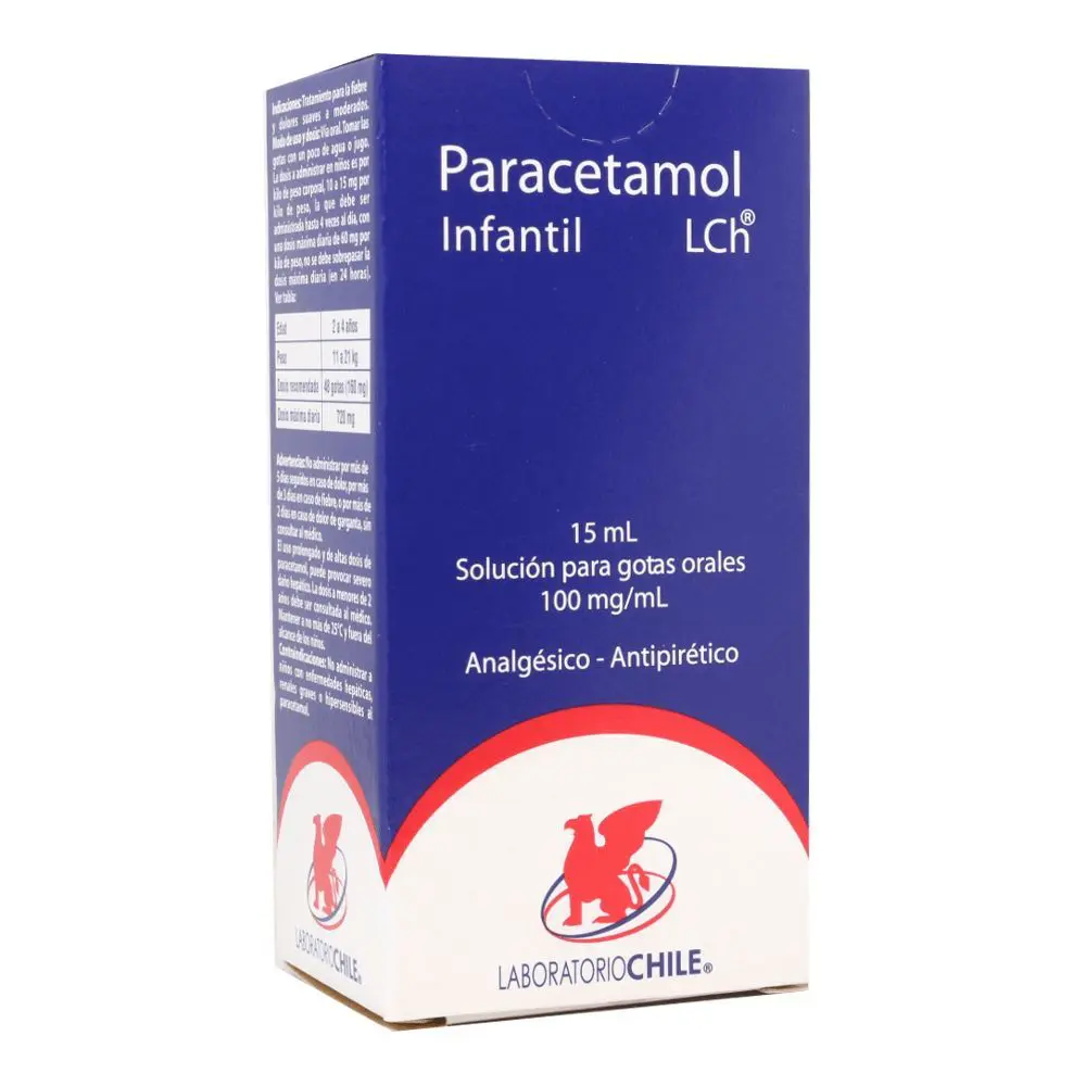 PARACETAMOL INFANTIL SOLUCIÓN PARA GOTAS ORALES 100 mg/mL