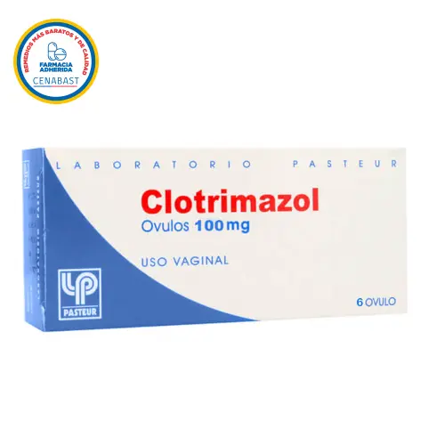Clotrimazol 100 Mg x 6 Óvulos (Lab Pasteur)