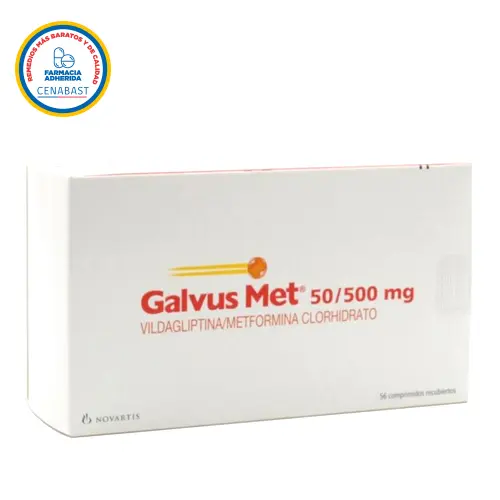 Galvus Met 50/500 x 56 comprimidos (Cenabast) (Axon Pharma)