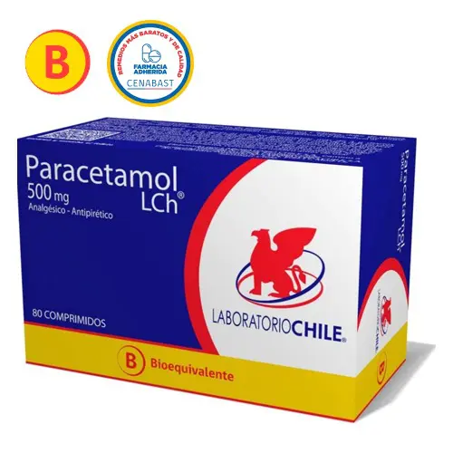 PARACETAMOL COMPRIMIDOS 80 mg