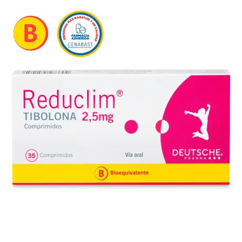 REDUCLIM COMPRIMIDOS 2,5 mg (TIBOLONA)
