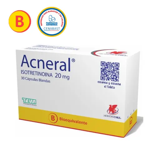 Acneral 20mg x 30 capsulas blandas (Cenabast)